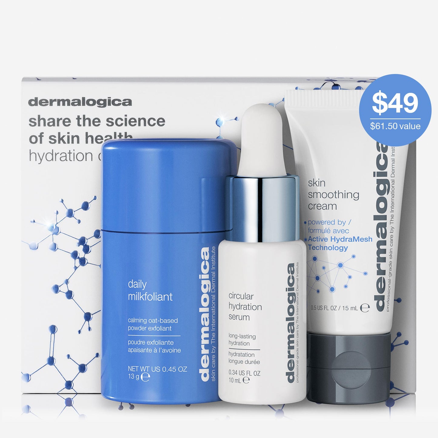 hydration on the go kit products and packaging