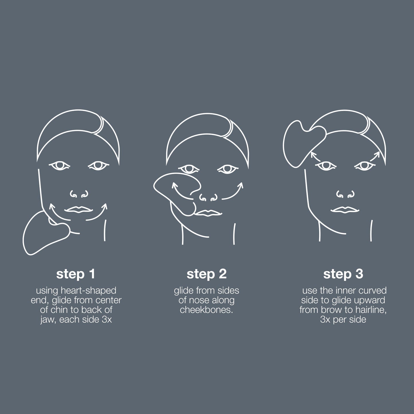 lift + firm set how to use gua sha 