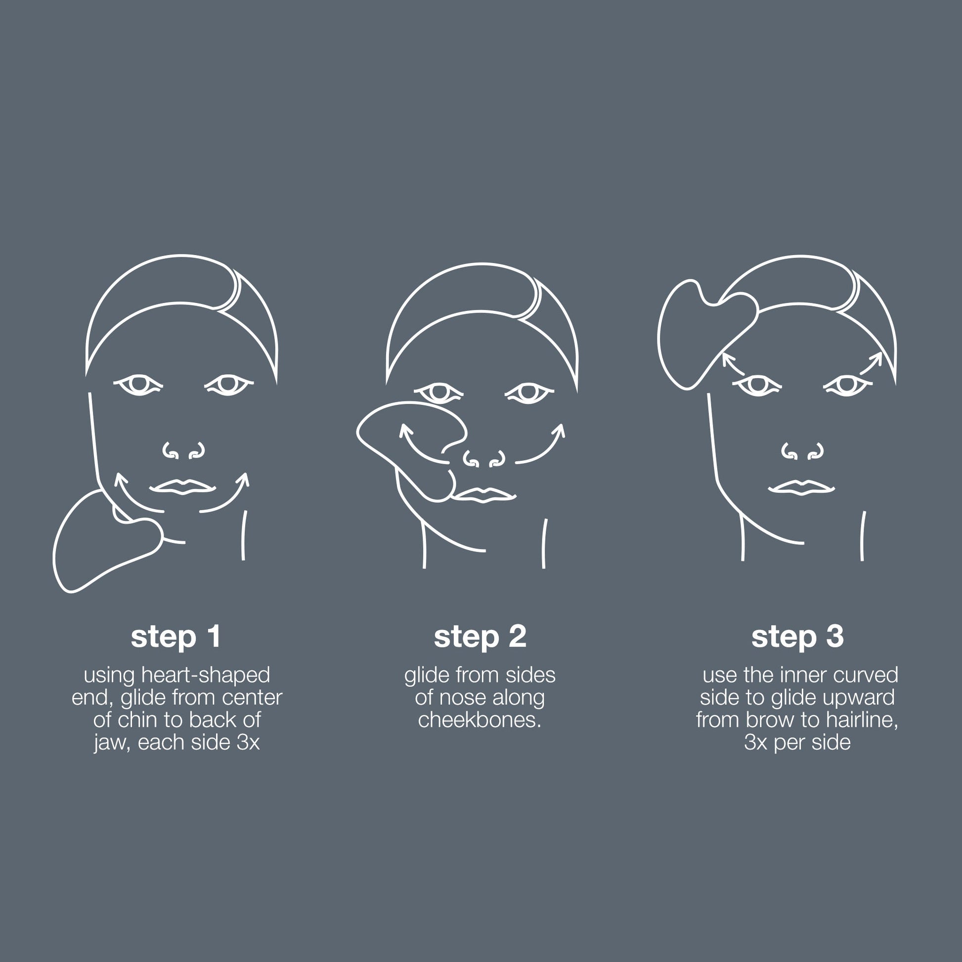 lift + firm set how to use gua sha