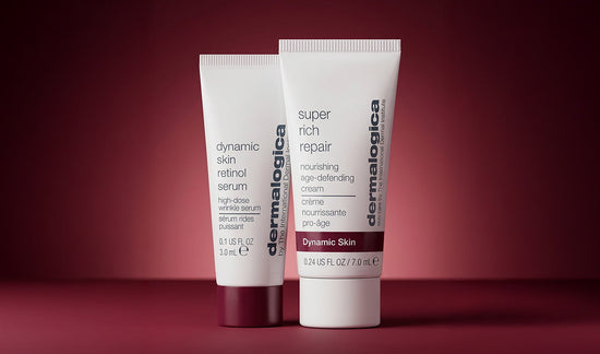 dynamic skin retinol serum and super rich repair minis