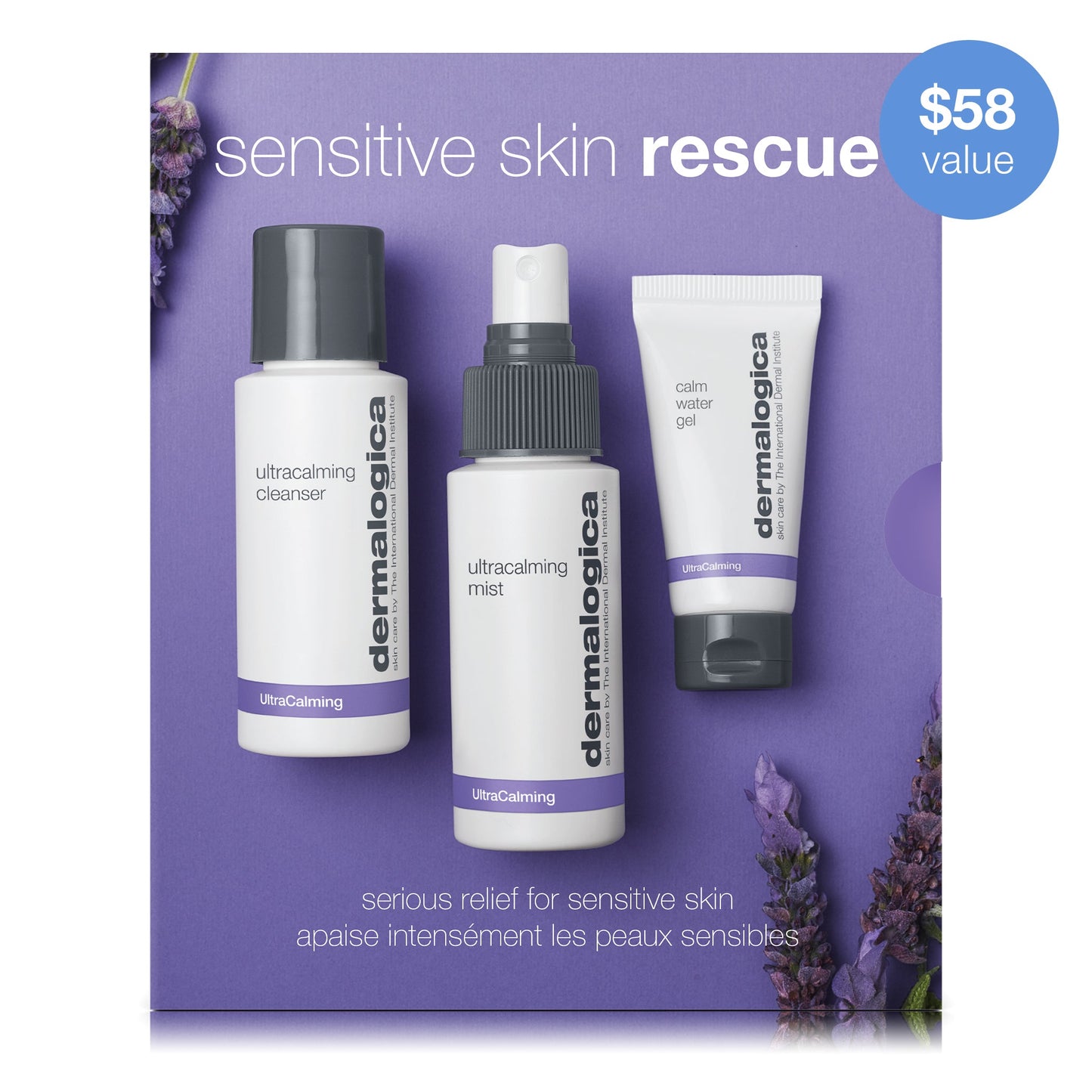 sensitive skin rescue kit carton 