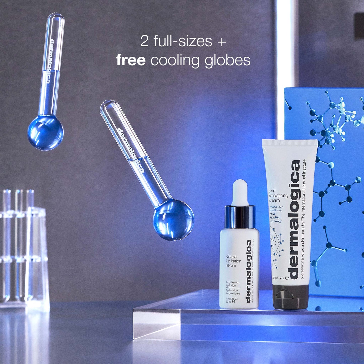 image of the 2 free cooling globes and product