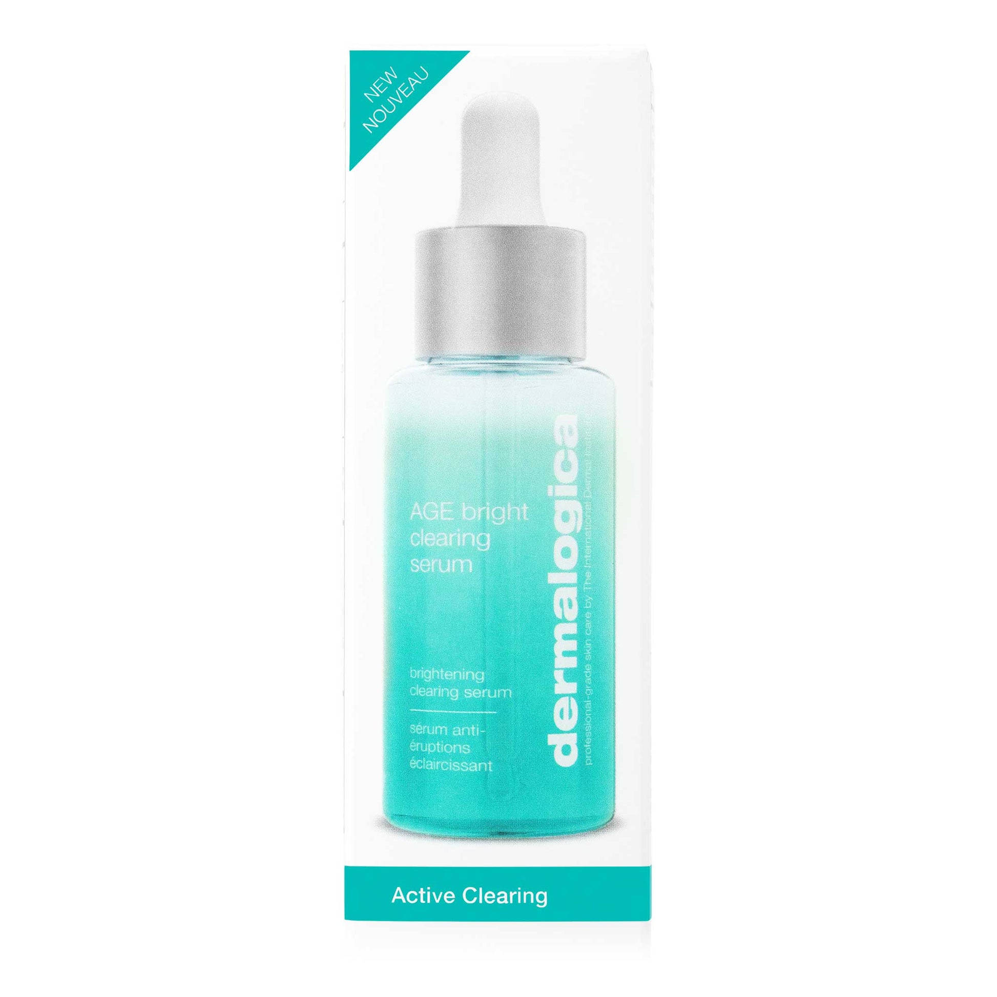 age bright clearing serum front of carton