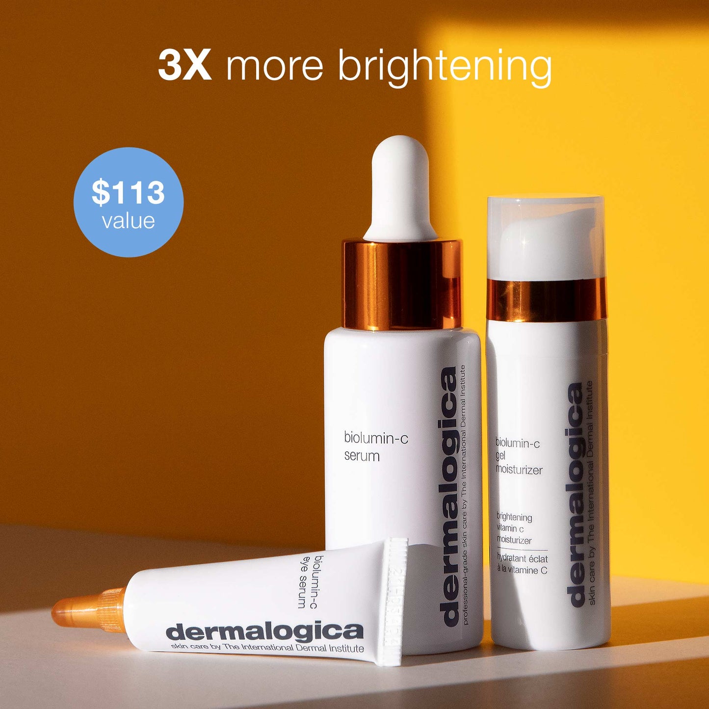 3x more brightening $113.00 value 