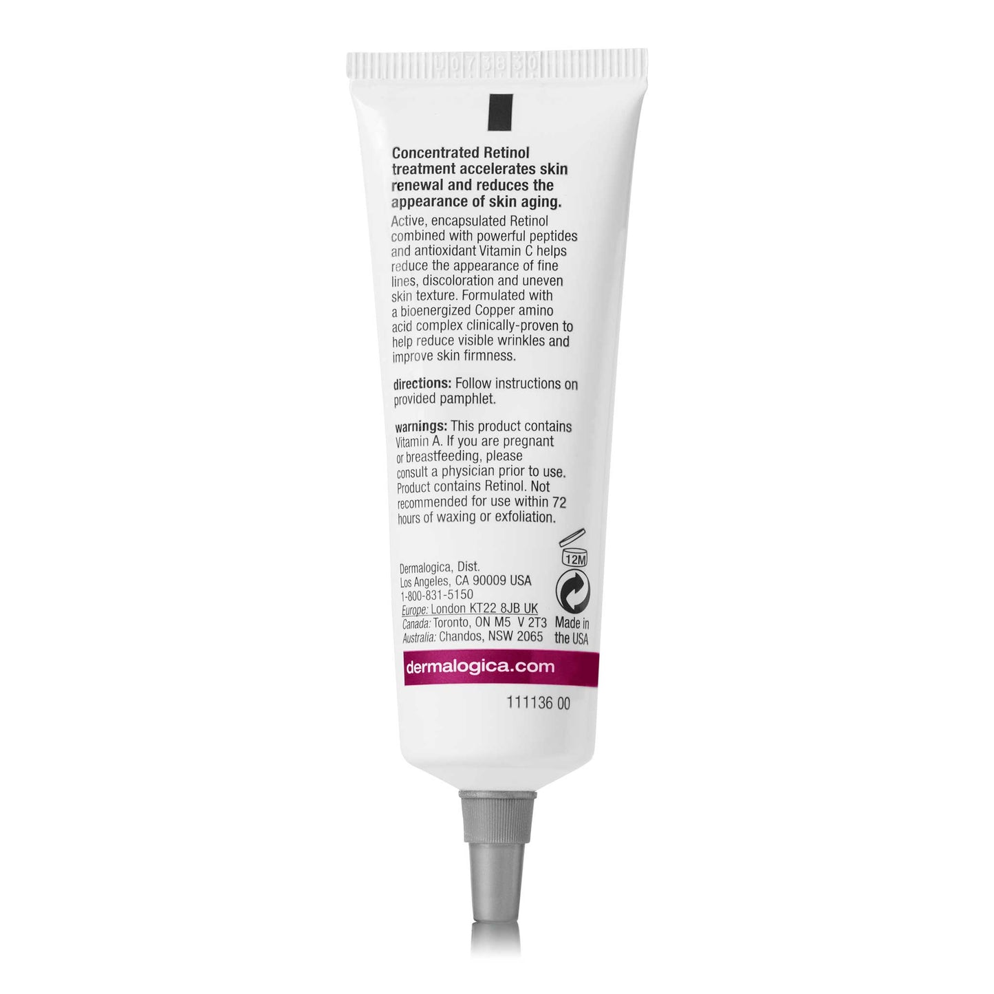overnight retinol repair back 