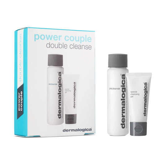 mini double cleanse duo kit carton with contents
