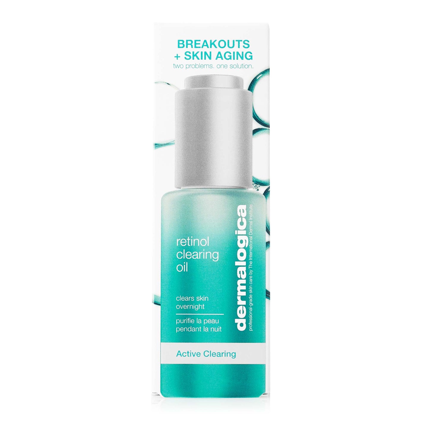 retinol clearing oil front of carton 