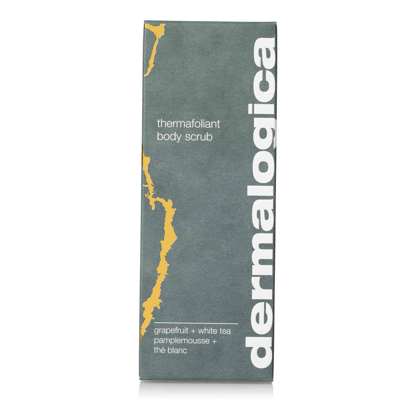 thermafoliant body scrub front of carton